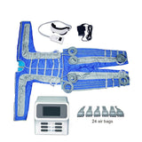 24 air bags pressotherapy Massage Lymphatic Drainage / Air Pressure Detox/Slimming Suit Air wave therapy system