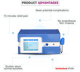 Radial Shock Wave Therapy For Physical Outpatient Pain Treatment Zimmer High Pressure 8Bar Step By 0.1 For Ed