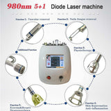 5 In 1 980Nm Vascular Removal Blood Vessel Removal Spider Vein Therapy Blood Spider Clearance Machine