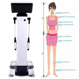 Good Result Veticial Health Human Body Elements Analysis Manual Weighing Scales Beauty Care Body Composition Analyzer