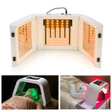 Portable PDT LED Light Therapy Skin Rejuvenation Photodynamic Treatment Lamp 7 Colors Photon Facial Beauty Salon Spa Cold Function