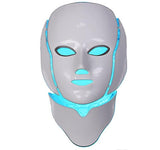 2021 New 7 Colors Led Light Beauty Facial Therapy Skin Care Face Whitening Machine Phototherapy Neck PDT Led Mask