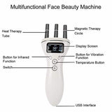 2021 Multifunction Electric body head neck shoulder Magnetic Massage Machine Infrared Heating Massager