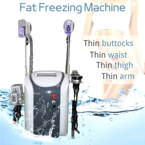 Cool Cryotherapy Machine Slimming Cavitation Rf Equipment Fat Reduction Lipo Laser 2 Cryo Heads Can Work At The Same Time