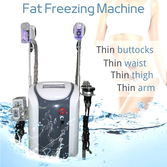 Cool Cryotherapy Machine Slimming Cavitation Rf Equipment Fat Reduction Lipo Laser 2 Cryo Heads Can Work At The Same Time