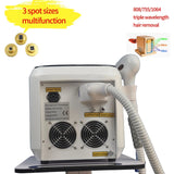 3 Wavelength Portable 808nm Diode Laser Beauty Machine for Hair Removal with 20 Millions Shots ce