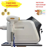 3 Wavelength Portable 808nm Diode Laser Beauty Machine for Hair Removal with 20 Millions Shots ce