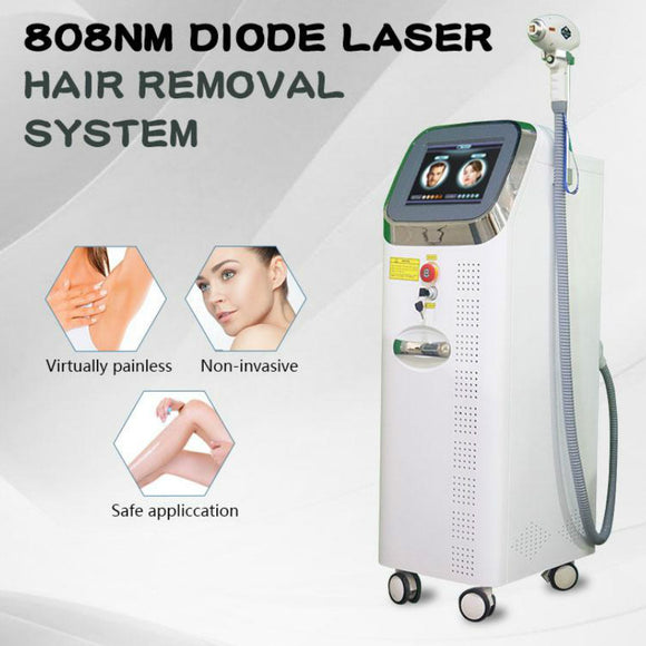 Professional 800W Diode Laser Freezing Point Wavelength 808 Hair Removal Beauty Machine for Spa and Salon