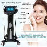 Salon use RF Equipment ice sculpture focuses on facial anti-aging wrinkle Removal beauty machine