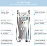 2021 multifunction machine intensity pulse light ipl hair removal nd yag tattoo remove face lift elight opt shr