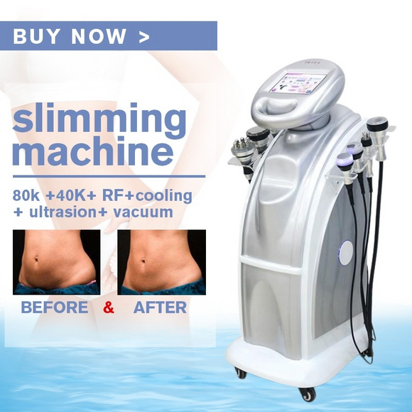 80K cavitation shape slimming RF Ultrasonic Lipo Vacuum weight loss Body sculpt Beauty Machine free shipment and ftax #012