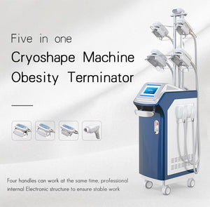 5 Cryo Handle 100% Fat Freeze Weight Cryotherapy Cool Freezing Criolipolysis Body Slimming Machine