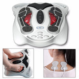 Electronic Foot Massager Far Infrared Heating Acupuncture Points Reflexology Feet Massage Slimming Belt Pads Body Care