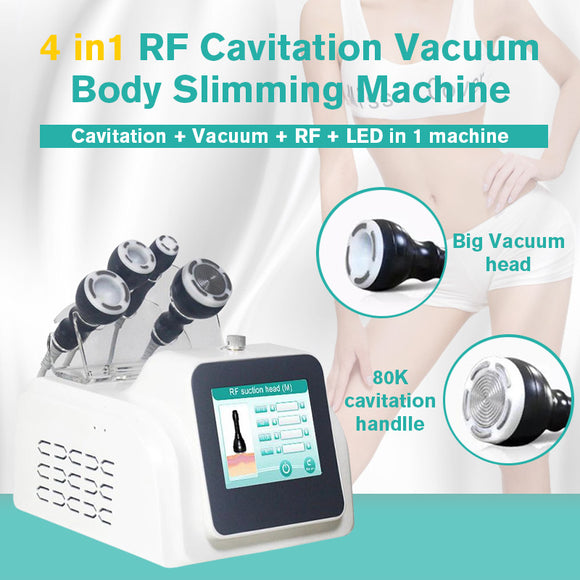 2021 High Quality 4 In 1 Ultrasound Fat Belly Burning Weight Reduce Vacuum Suction Body Shaping Machines Slimming System on Sale#002