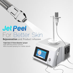 Water Microdermabrasion Oxygen Jetpeel Beauty Equipment and Facial Jet Peel Machine For Improve overall skin health With 6BAR Pressure