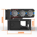 Open Mining Rig Frame ETH/ETC/ZEC Ether Accessories Tools for 6/8/12 GPU Crypto Coin Rack Only