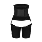 Women Neoprene High Waist Trainer Body Shaper Sweat Shapewear Adjustable Slim Belt Trimmer Leg Shapers and Thigh