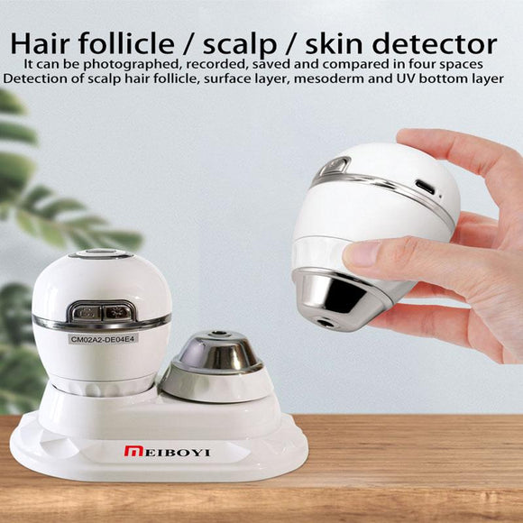 Skin Diagnosis System Wireless WiFi Scalp Hair Follicle Detector Tester Dual Head Configuration HD Amplifier Machine