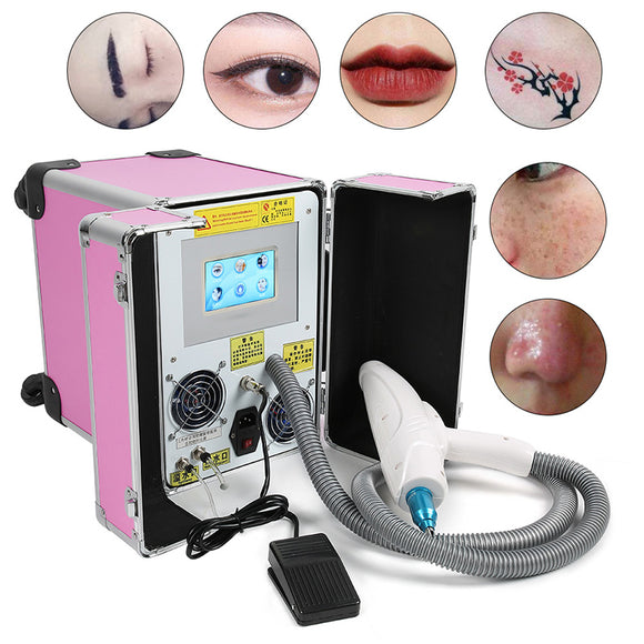 Multi-Function Laser Beauty Machines Skin Care Tattoo Removal Eyebrow Pigment 1064NM 532NM