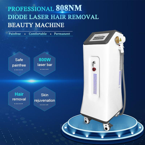 808 Diode Laser Machine 808nm Fast Hair Removal Device Big Power 800w 30 Million Flash Health Equipment