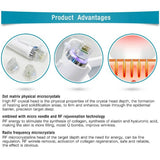 Professional RF Microneedling Fractional Micro-needle Cold Hammer Anti-acne Shrink Pores Facial Skin Care Tools Stretch Marks Remover Beauty Equipment