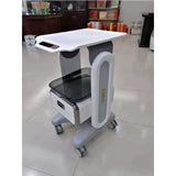 Aluminum Alloy Cart Support, ABS Double Drawer, Beauty Machine, Spa Mounted Cart