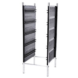 5 Drawers Trolley Cart Hair Salon Instrument Storage Cart Adjustable Height Trolley 52 x 38 x 92cm Hairdressing Supplies