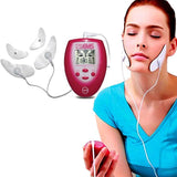 Slimming Face Facial Pulse Massager Device Jaw Exerciser Tens EMS Facial Body Muscle Stimulator Electrotherapy Face Cheek Stiker ce