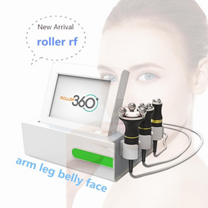 Designer 360 Degree Rotating rf Skin Tightening Beauty Equipment Roller Radio Frequency Slimming Machine