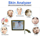 2021 Multifunction facial skin moisture tester skin scanner analyzer machine with high quality for salon and home use