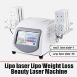 2021 New Fat Loss slimming 130mw 635Nm-650Nm Lipo Laser 14 Pads Cellulite Removal Beauty Machine Body Shaping