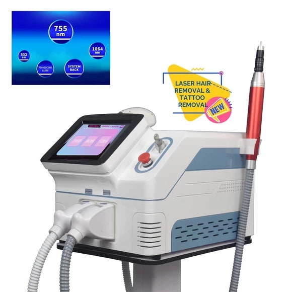 picosecond laser tattoo removal machine 800w diode laser 808 755 1064 hair removal equipment