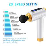 Electric Body Head Massager Muscle Massage Physiotherapy Gun Massager for Neck and Back Relaxer Gun