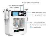 Hydrogen Facial Machine Dermabrasion Skin Tiny Bubble 4In1 H2O2 Small Rf Ultra Oxygen Care Beauty Equipment