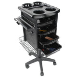 Stable Beauty Salon Trolley Multi-Layer Movable Hairdressing Cart Tool Holders Stand Hairdresser Supplies for Salon Barber Shop