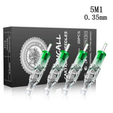 Tattoo Needles Cartridge 20PCS 5M1 Disposable Sterilized Needle For Machines Grips Supplies