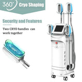 Newest Fat Freezing Machine CryoLipolysis Slimming Cavitation RF Body Reduction with 360 Mini Cryo Handle#001