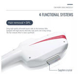 Vertical 3 In 1 Multifunctional Machine Picosecond Laser Handles DPL Hair Removal RF Handle CE