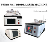 6 IN 1 Spider Vein Removal Skin Rejuvenation 980nm Diode Laser Physiotherapy Treatment