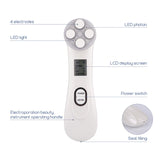 Newest Pattern 6 Colors LED RF EMS Radio Frequency Tightening Skin Care Beauty Device for Face Lifting Tighten Anti Wrinkle