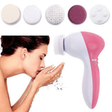 5 in 1 facial massager electric Wash Face Pore Cleaner Body Cleansing Skin Beauty Massager Brush women clean brushes