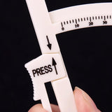 1 PC Personal Caliper Skin Analyzer Measure Charts Fitness Slim Keep Health Tester Body Fat Monitor Sebum Meter Folder