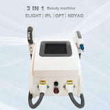 Opt ELight Shr IPL Intense Pulse Light Facial and body laser hair removal Machine ND YAG Black Doll Treatment