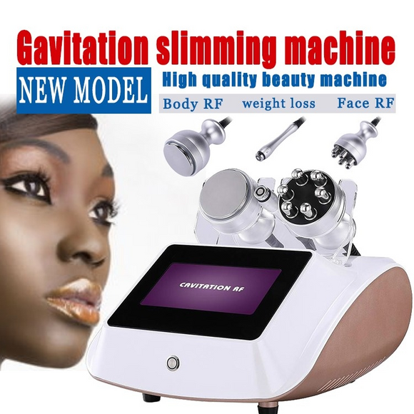 2021 Newest arrival 3 in 1 Cavitation RF body slimming machine face RF skin tightening skin lifting weight loss Beauty Equipment