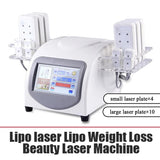 2021 New Fat Loss slimming 130mw 635Nm-650Nm Lipo Laser 14 Pads Cellulite Removal Beauty Machine Body Shaping