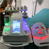 New 8 in 1 RF Water Hydrafacial Dermabrasion Skin LED PDT Mask Oxygen Jet Cold Hammer BIO Face Lift Ultrasonic