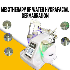 New 8 in 1 RF Water Hydrafacial Dermabrasion Skin LED PDT Mask Oxygen Jet Cold Hammer BIO Face Lift Ultrasonic