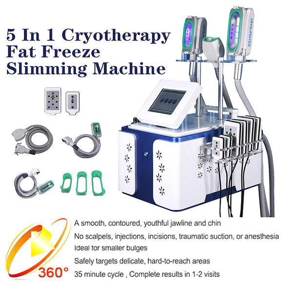 3 Cryo Handles 360° Cryolipolysis Slimming Lipolaser Cavitation Cellulite Reduction Cryolyposis Endermology Equipment For Salon Use