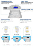 Liposuction 4 Handle Freeze Lipo Cryo Cryotherapy Fat Freezing body shaper Machine