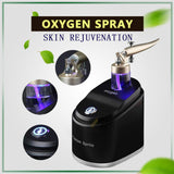 Oxygen Water Spray Jet Facial Massage Skin Rejuvenation Care Peel Machine Whitening Lighten Wrinkles Removal Cleaning